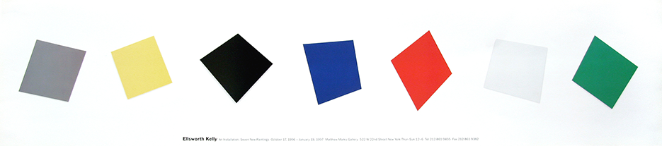 Ellsworth Kelly Seven New Paintings