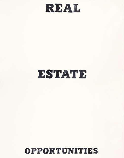 Ed Ruscha’s Real Estate Opportunities